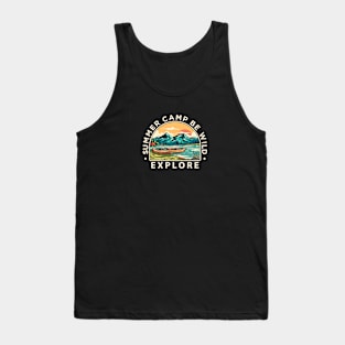 summer camp be wild Tank Top